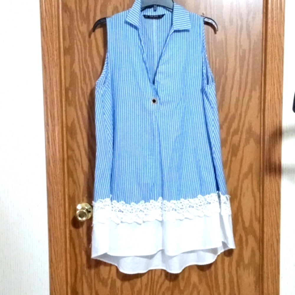 Zara, tank, summer, beachy, boho, lacy
